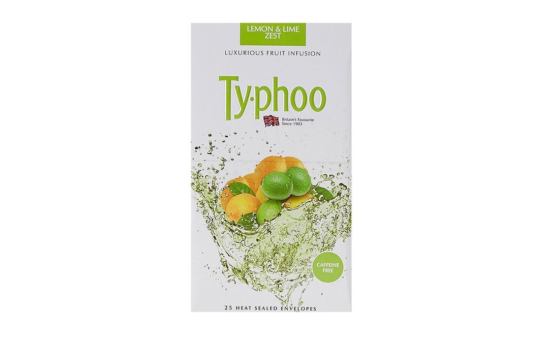 Typhoo Lemon & Lime Zest Luxurious fruit Infusion   Box  25 pcs
